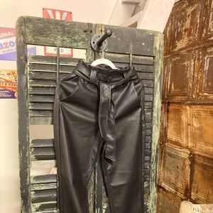Faux Leather Pants